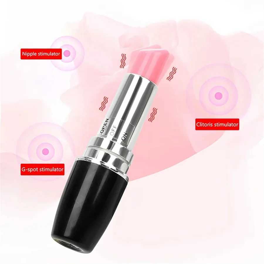 Mini Secret Lipstick Vibrator Bullet Vibrator G-spot Massager Clitoris Stimulator Masturbator Sex Toy For Women Adult Toys W250117
