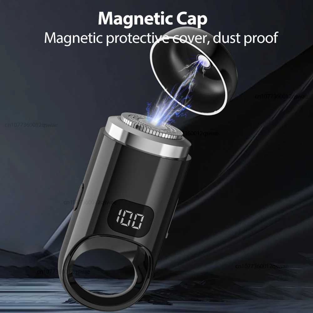 Electric Razor for Men Rechargeable Mini Shaver Wet-Dry Beard Body Hair Trimmer Portable Mens Electric Shaver Pocket RazorW250117