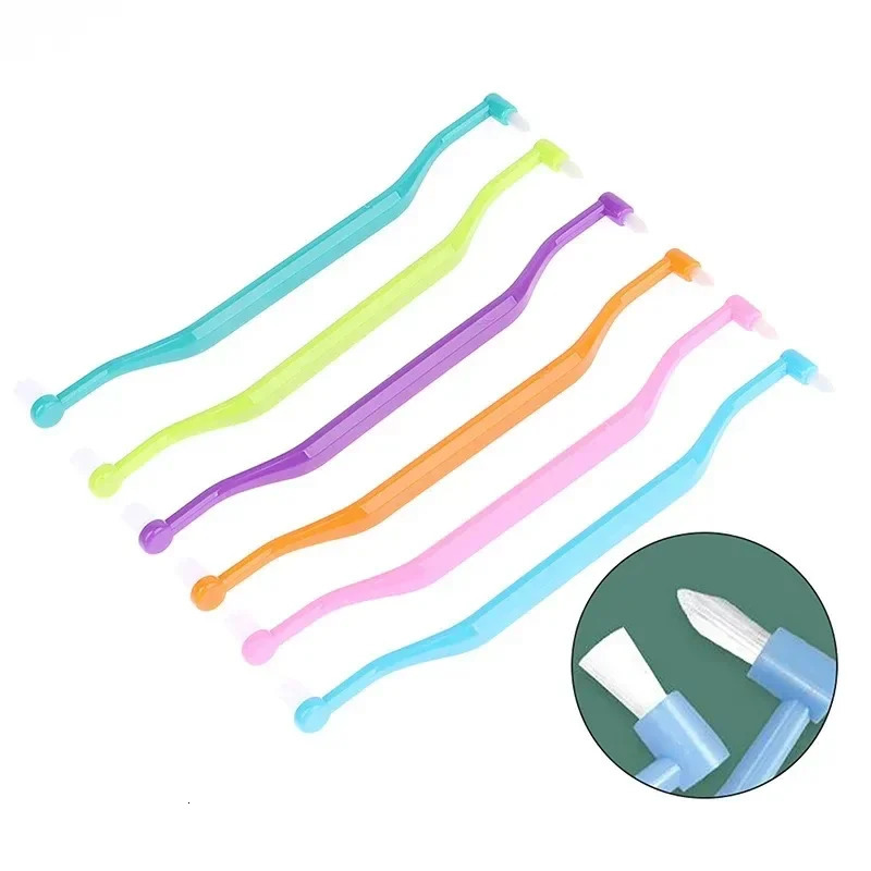 Orthodontic Interdental Brush DoubleBeam Soft Teeth Cleaning Toothbrush Oral Care Tool Small Head Hair Implant Adult 250115