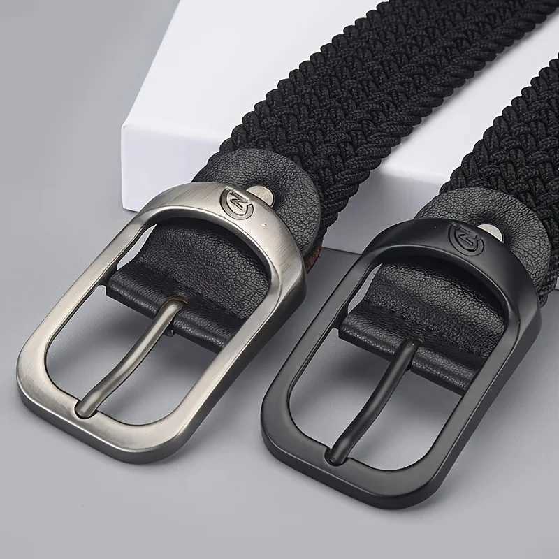 Mens casual womens elastic band outdoor sports womens waist belt without stamping climbing work belt W250120
