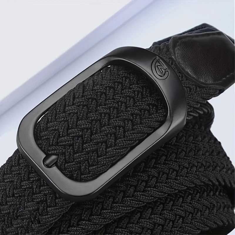 Mens casual womens elastic band outdoor sports womens waist belt without stamping climbing work belt W250120