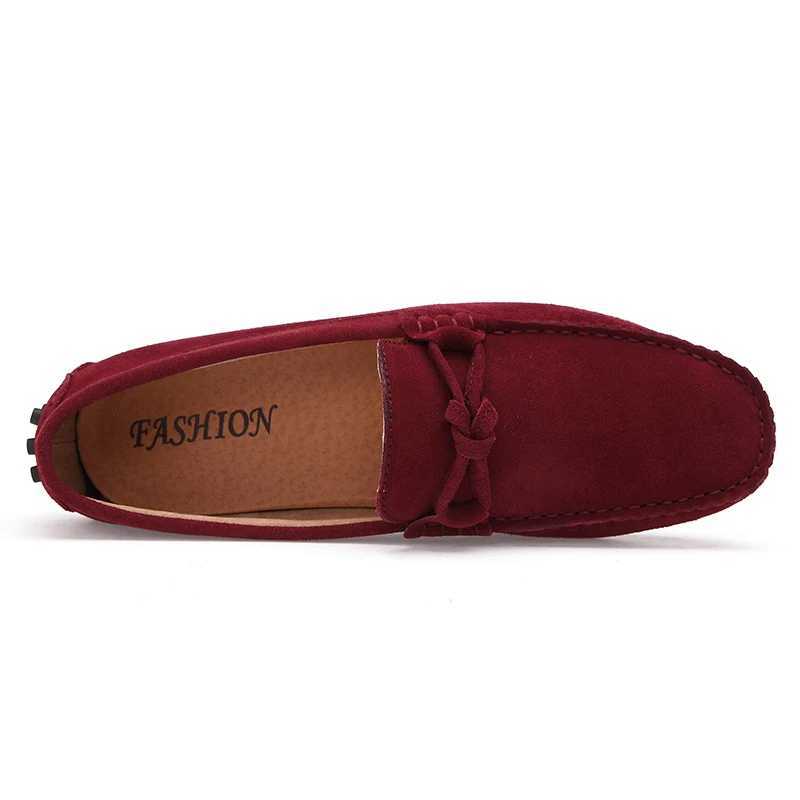 Men Loafers Walking Footwear Men Comfy Boat Casual Shoes Men Comfy Suede Shoes Men Flat Designer Shoes Italian Shoes LightweightXJ250118