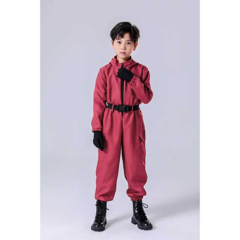 Halloween Paper Note House Cosplay Game Clothes Adult and Children Role Play Clown Onesie Performance Costumes W250117