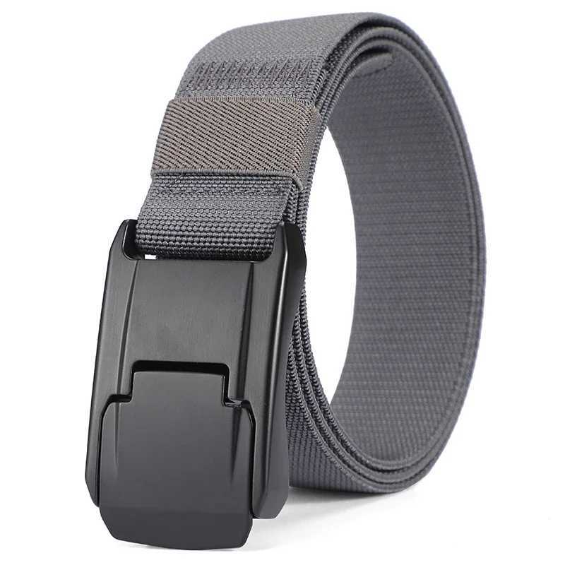 New Stretch Belt For Men and Women Quick Release Buckle Strong Real Nylon Unisex Elastic Belt Overalls Work Belt W250120