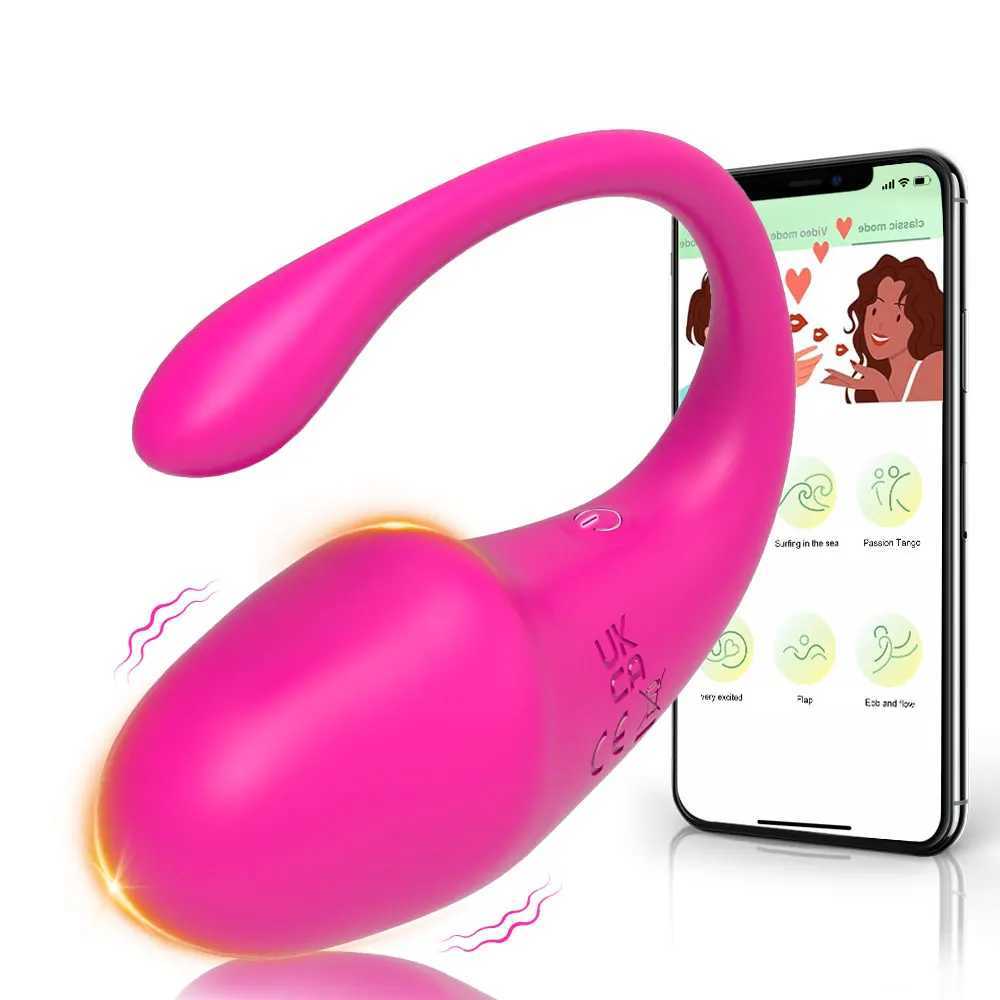 Application remote control G-spot vibrator long-distance Bluetooth wearable charging adult sex toy 9 vibration W250117