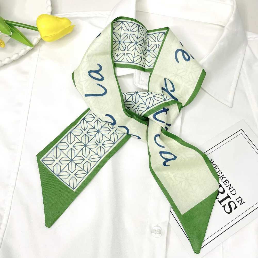 Camellia Mid-Autumn Festival Gift Box Silk Scarf New Version Hair Decoration Ribbon Flower Long Hair with Leaves W250118