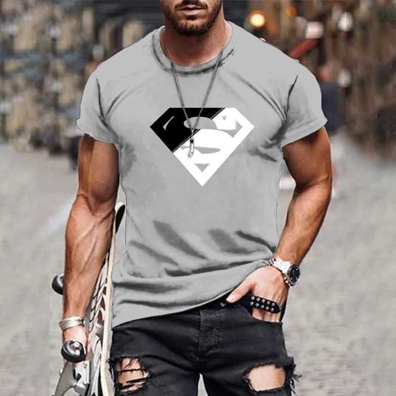 Popular mens hot new fashion T-shirt versatile short sports style creative design 3D printing design printing W250117