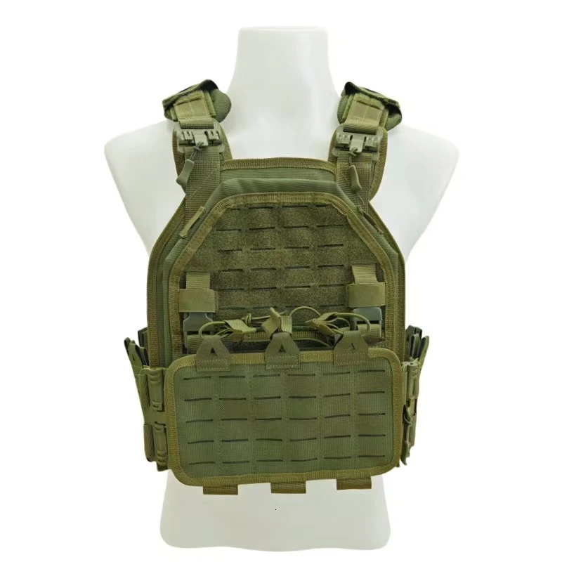 Light Weight Quick Release Combat Plate 1000D Nylon Molle Chaleco Tactico Tactical Vest Green 250114