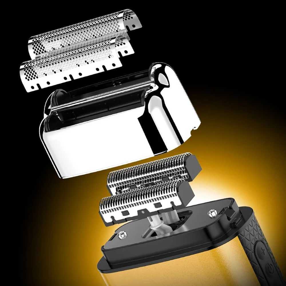 Kemei Rechargeable Foil Shaver Mens Electric Razor for Bald Head Close Shave Face Shaving Beard Trimmer 8500RPM Gifts for MenW250117