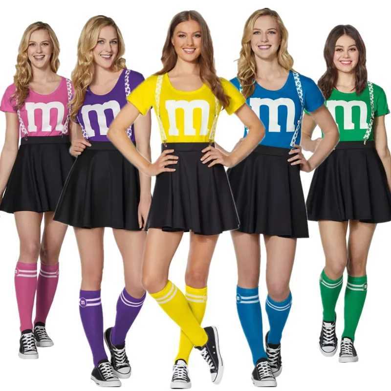 Sexy Japanese High School Girl Cheerleader Glee Style M Fancy Dress Halloween Cheerleading Cosplay CostumeW250121