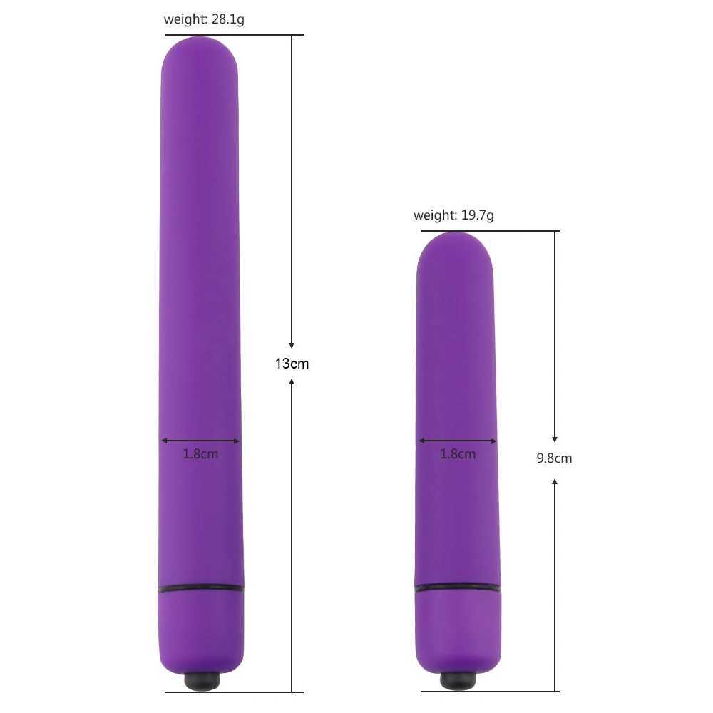 Mini Long Bullet Vibrator Dildo Vibrators AV Stick Adult Sex Toys For Women Anal Clitoris Stimulator G-spot Massager S/M W250117