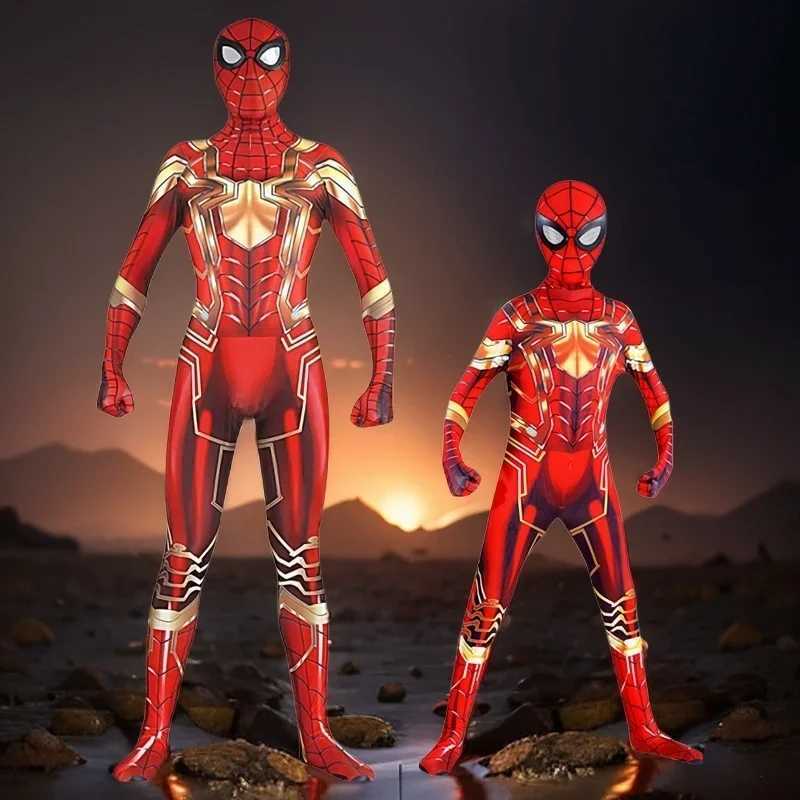 Spider Man Cosplay CoStume Zentai CoStume superhero Bodysuit Spandex Jumpsuit Suit for Child Kids Adult W250117