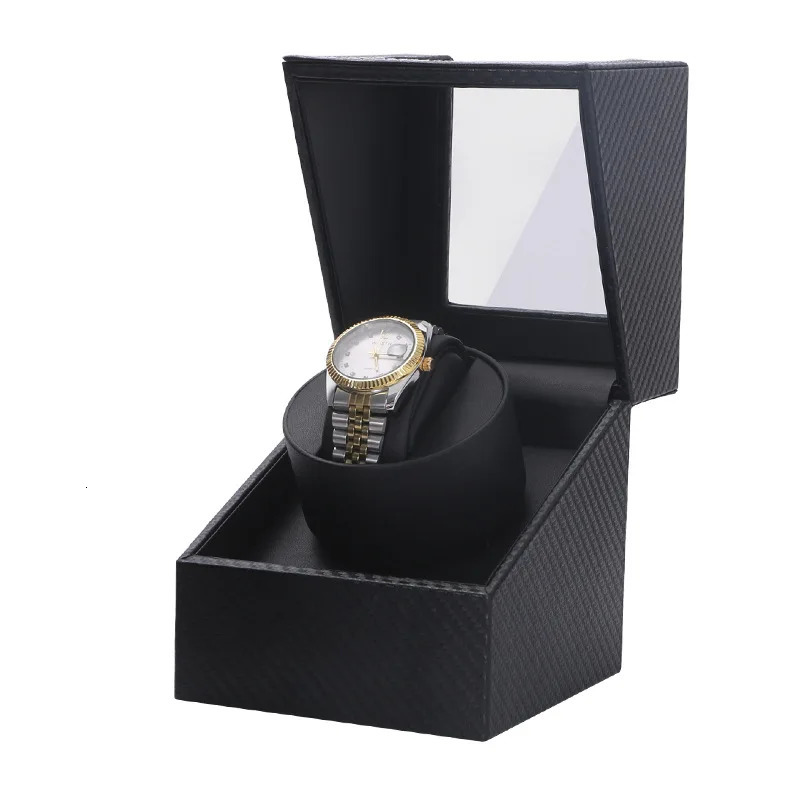 Watch Winders For Automatic Watches Global Universal Plug PU Leatherwear Watch Box Super Silent Motor No. 5 Battery Can Be Used 250121