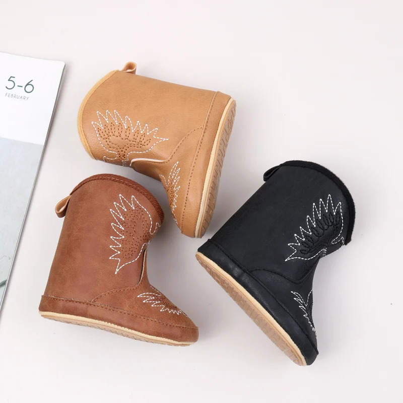 Spring and Autumn Selling Baby Girls and Boys Hardwearing High Quality Fashionable Comfortable Prewalker Baby Boots BJZ4167 250118
