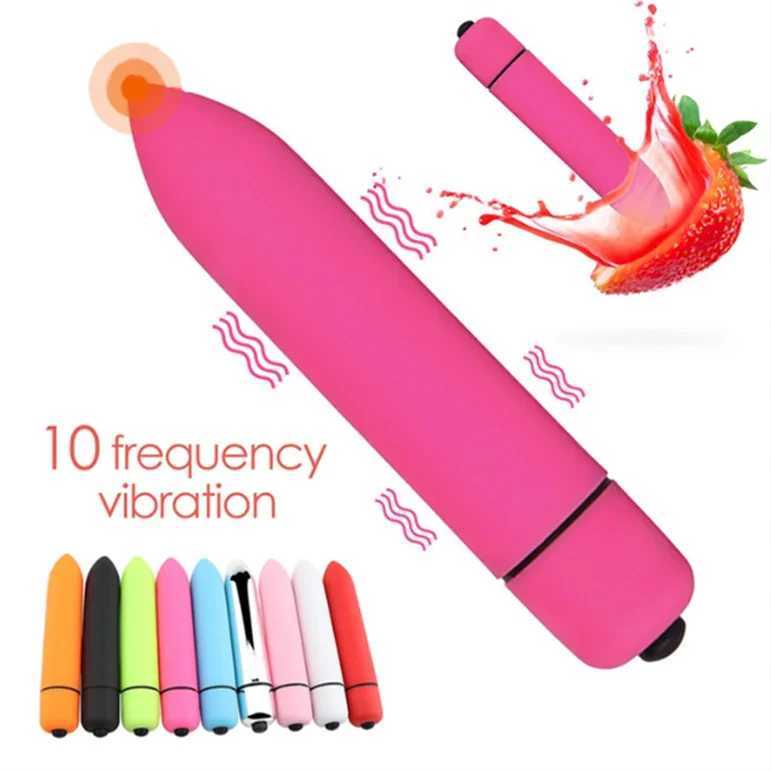 10 Speed Vibration Clit Stimulation Adult Sex Toys Mini Bullet Vibrator G Spot Vagina Vibration Dildo Sex Toy for Women Couples W250117