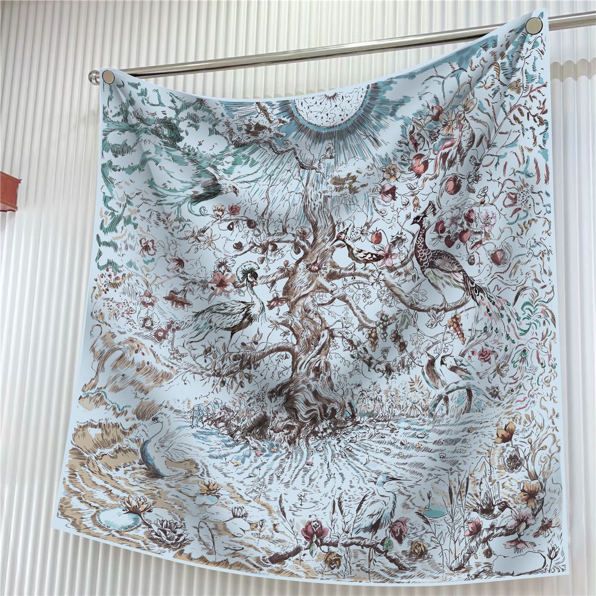 Women Twill Silk Scarf 90CM Hair Square Shawls Bag Belt Bandanas Tops Lady Decoration Foulard Femme 90cm Spring Accessories Mother Gift Valentine'