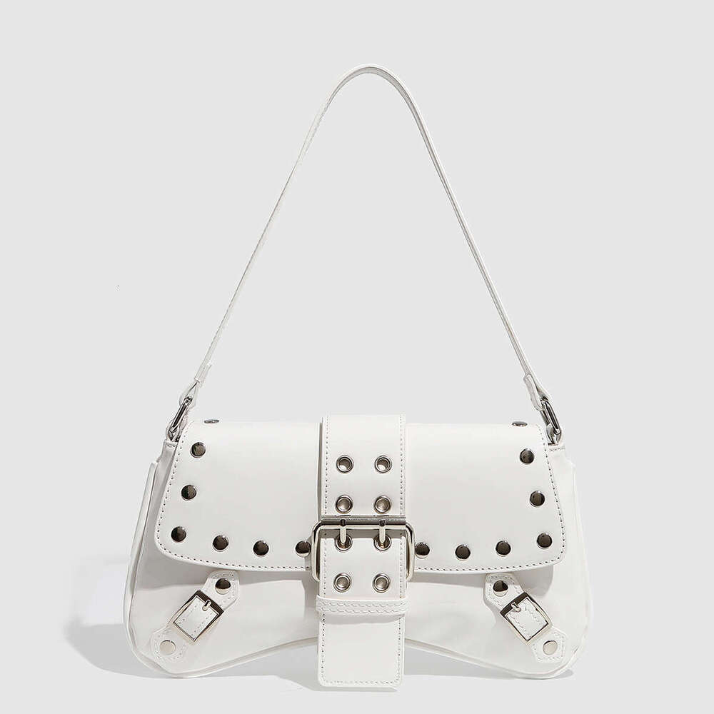 Punk style willow nail shoulder bag, handbag, armpit bag
