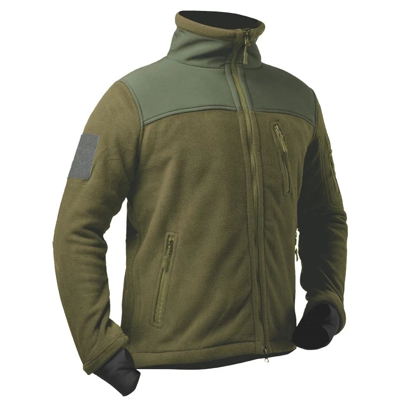 Tactical Military Fleece Jacket Army Combat Windbreaker Outdoor Multi Pockets Windproof Working Uniform Autumn Spring Outwear 250122