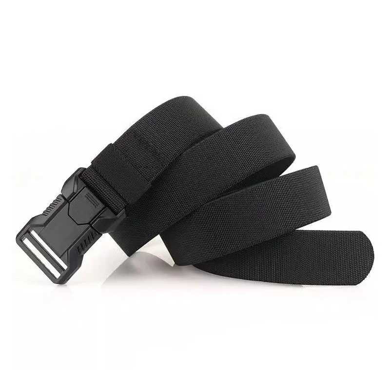 Mens Canvas Belt Breathable Lightweight Quick Disassembly Outdoor Sports Mountaineering Running Sports Belt W250120