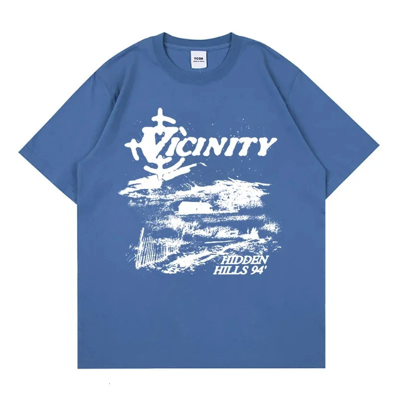 Korean Fashion Mens TShirts Oversized Cotton Vintage Graphic Y2k Tops Streetwear Short Sleeve Tees Harajuku Aesthetic Clothing 250122