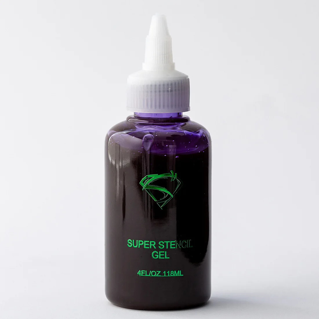 SUPER STENCILGEL Tattoo Equipment Transfer Paper Transfer Gel EZ Transfer Gel Oil 4OZ Purple Transparent 118ml/bottle 250114