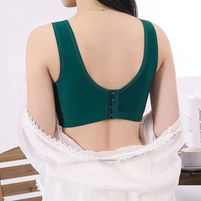 Sexy push up bra womens backless topnotch floral Bralette lace thin large size no steel ring 250122