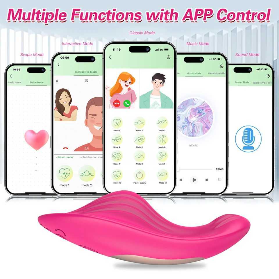 Wearable vibrator suitable for women Bluetooth control egg click stimulator magnetic wear vibration female masturbation toy adult W250117