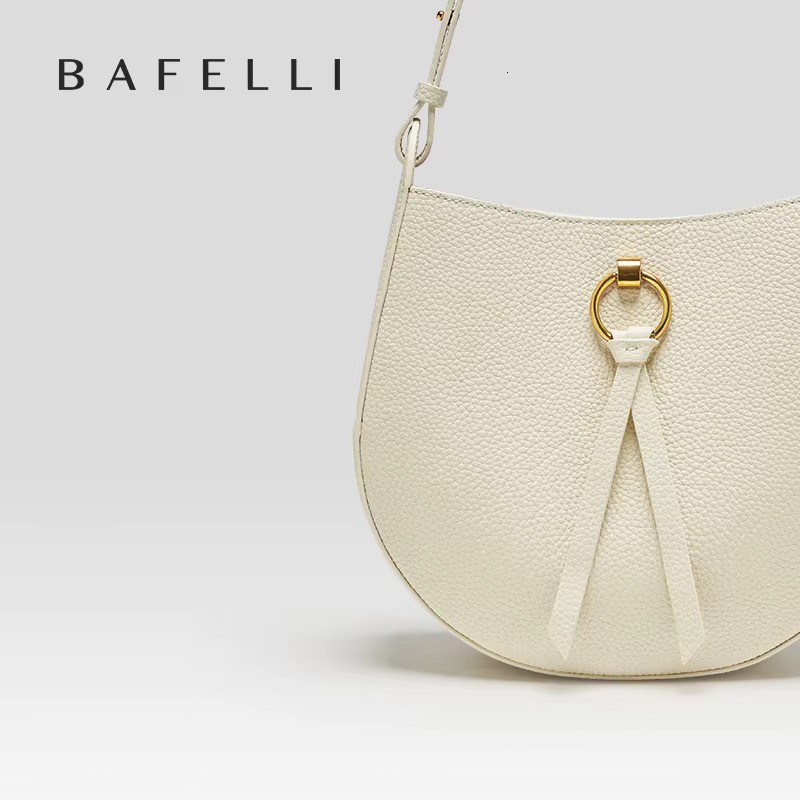 BAFELLI 2024 BRAND NEW Women's BAG LEATHER SANDLE MESSAGE HANDBAG SHOULDER RETRO STYLE FASHION CROSSBODY VINTAGE