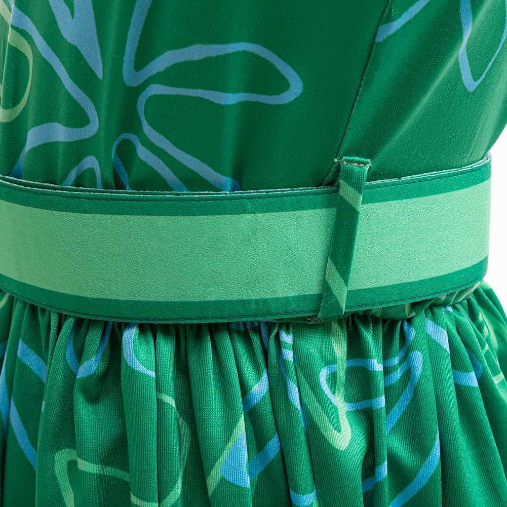 Girl disgusting from inside out cosplay costume birthday party dress up childrens Halloween cosplay costume carnival costume W250117