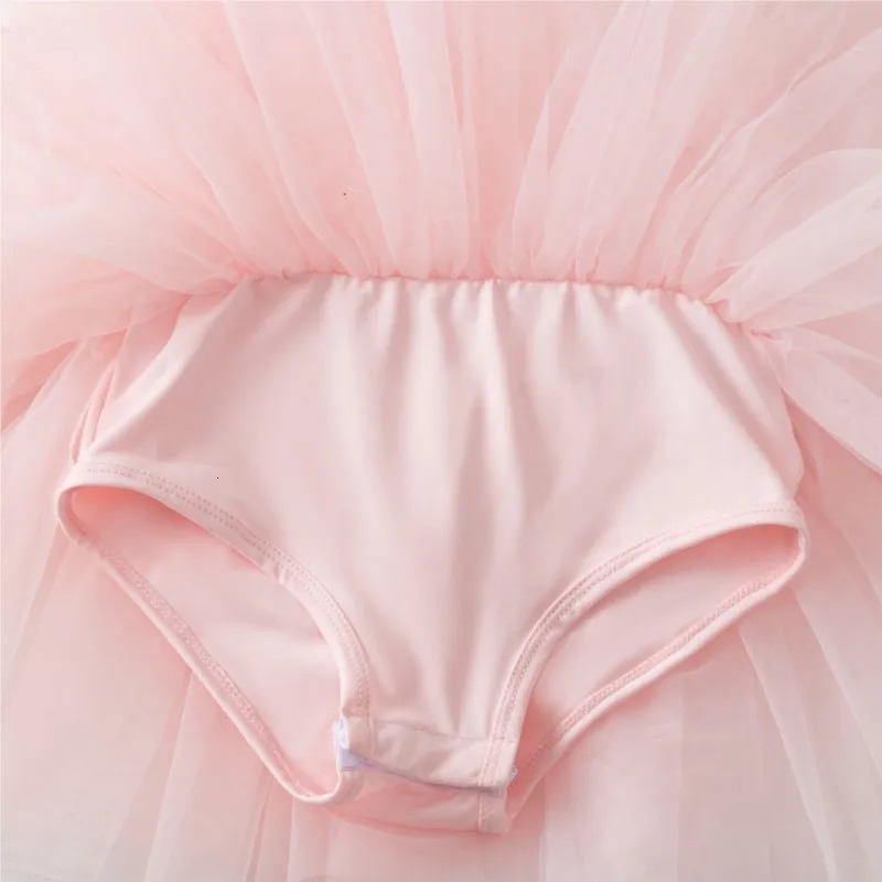Baby Girl Princess Sequins Ballet Tutu Dress Long Sleeve Infant Toddler Child Tulle Vestido Party Dance Baby Clothes 1-5Y 250120