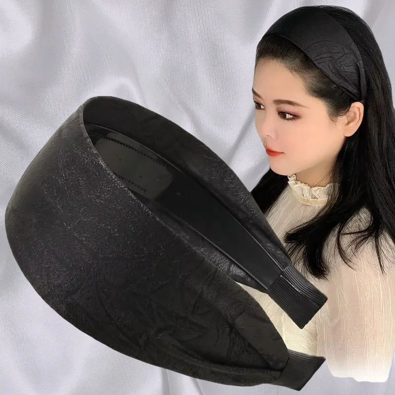 arrival French Headband with Wide Highend hairband Cover White Hair and Decorate Accessories headbands for women 250118