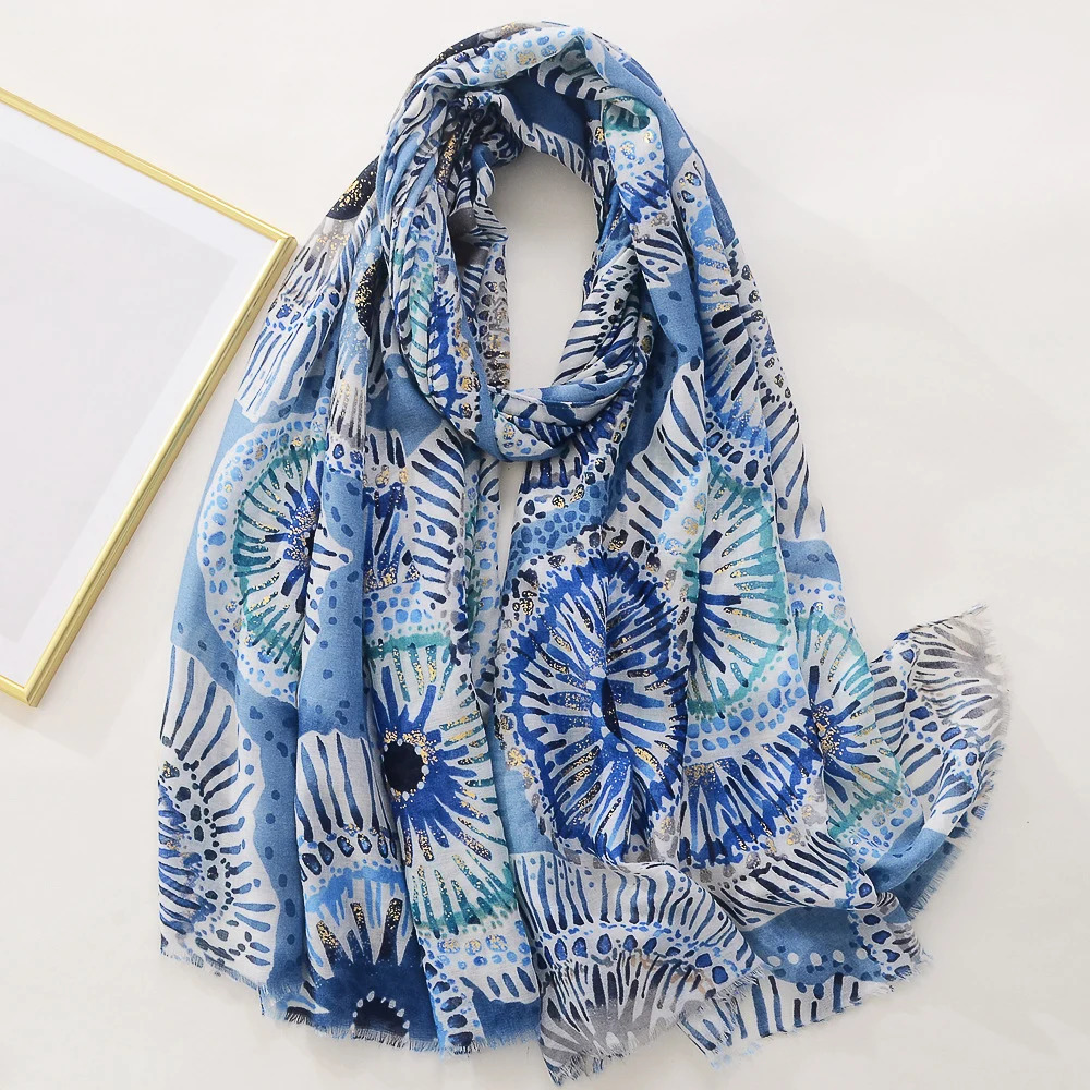 Fashion Sequins Scarf For Muslim Women Hijab High Quality Lady Shawl Beach Scarf Silk Scarves Woman Muslim Veil Headscarf 250120
