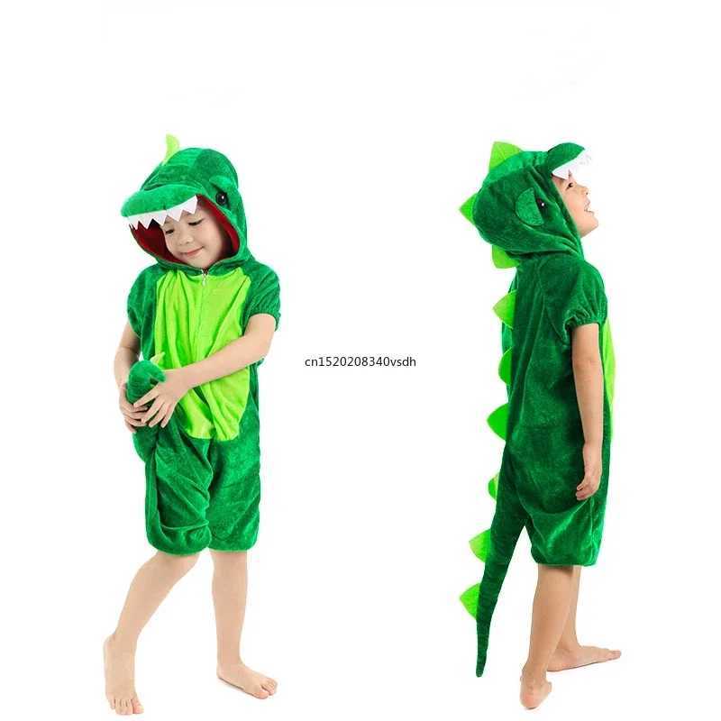 Cute Kids Animal Dinosaur Cooking Costume Cosplay Boys Child Green Black Kindergarten School Party Student Game Role Play Suit W250117