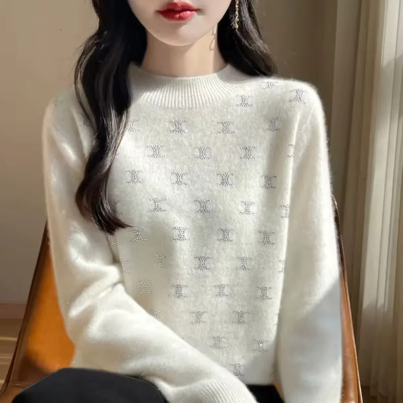 Temperament Fashion Autumn Winter New Sweaters Women Turtleneck Dias Long Sleeve Loose Pullovers Bottoming Shirt Knitted Top