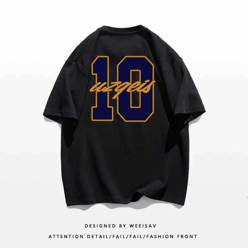 Mens Summer Printed Inst Shirt Fashion Edition Personalized American Y2K Trendy Hip Hop Plus Loose Top 250122