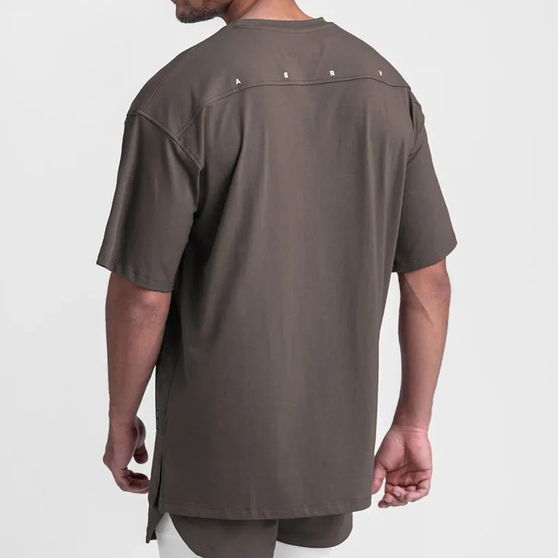 Sport T Shirt Men Training Jogging Shirts Gym Workout Sportswear Short Sleeve Basketball Jersey Quick Dry Running Fitness Tshirt 250122