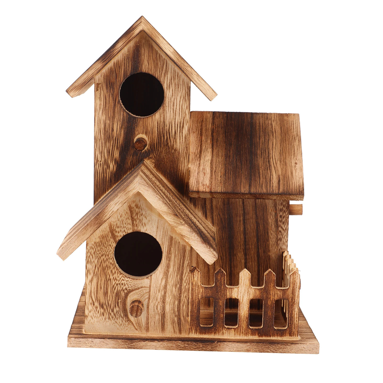 Wooden Birdhouse Small Outdoor Garden Bird Nesting Box Bird House Pet Supplies Decoration for Birds Swallows Parrots 250121