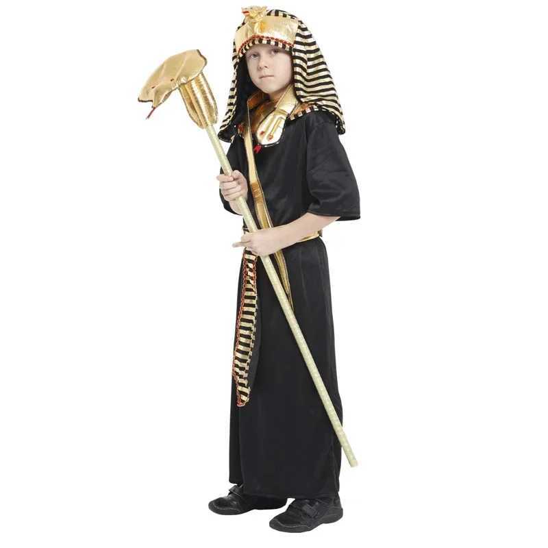 Children Ancient Egypt Egyptian Pharaoh Cleopatra Prince Princess Costume for Kids Cosplay Anime Cosplay W250117