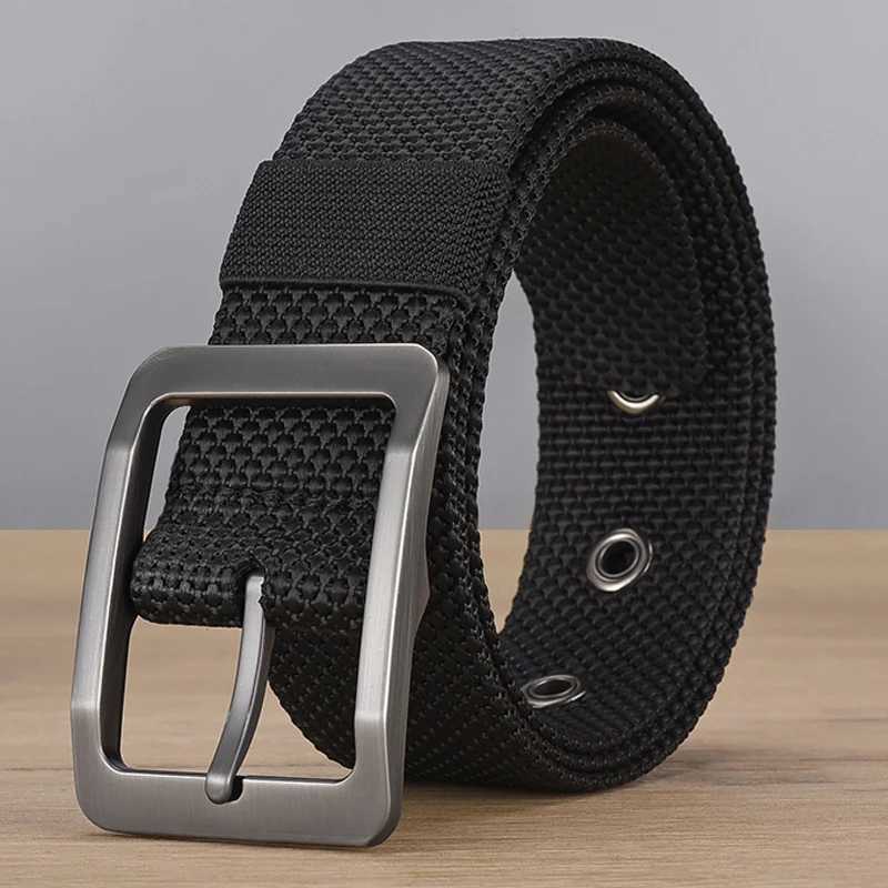 Fashionable mens belt alloy needle buckle belt student version fashionable belt outdoor sports belt W250120