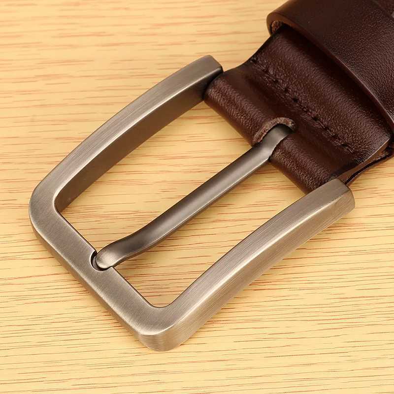 Mens Belt Fashion PU Alloy Pin Buckle Business Leisure Belts Winter Black Belts for Men Cummerbunds Mens Belt W250120