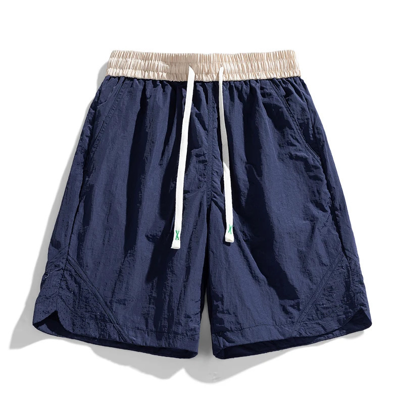 UETEEY summer shorts mens casual trend Korean brushed solid color fashionable running outdoor mens shorts 250110