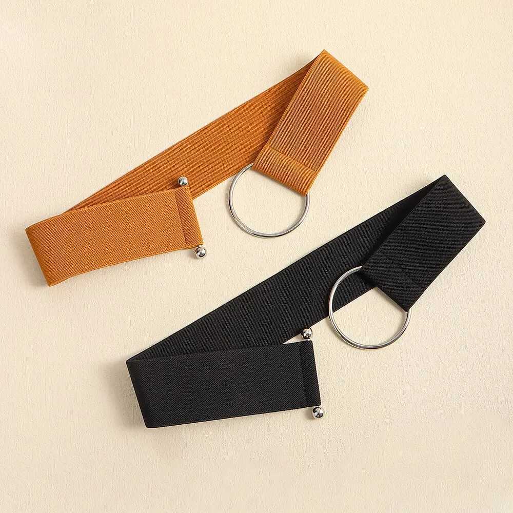 1 Piece Black Color Fashion Style Belt Womens Elastic Belt A New Autumn Collection W250120