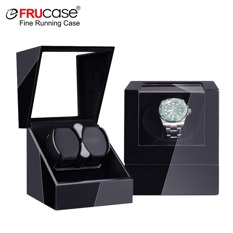 FRUCASE Multicolor Watch Winder For Automatic Watches Watch Box USB Cable with Battery Option 10/20 250121
