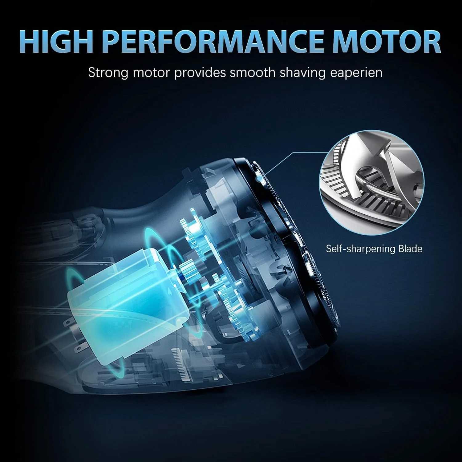 Sejoy Electric Razor for Men Rechargeable Electric Razor Shaving Manes Mens Electric ShaversW250117