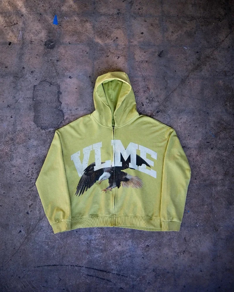 Y2k Vintage Fashion Animal Print hoodie for men and women Harajuku Punk Sweatshirt Street Hip hop trend zipper hoodie jacket 250122