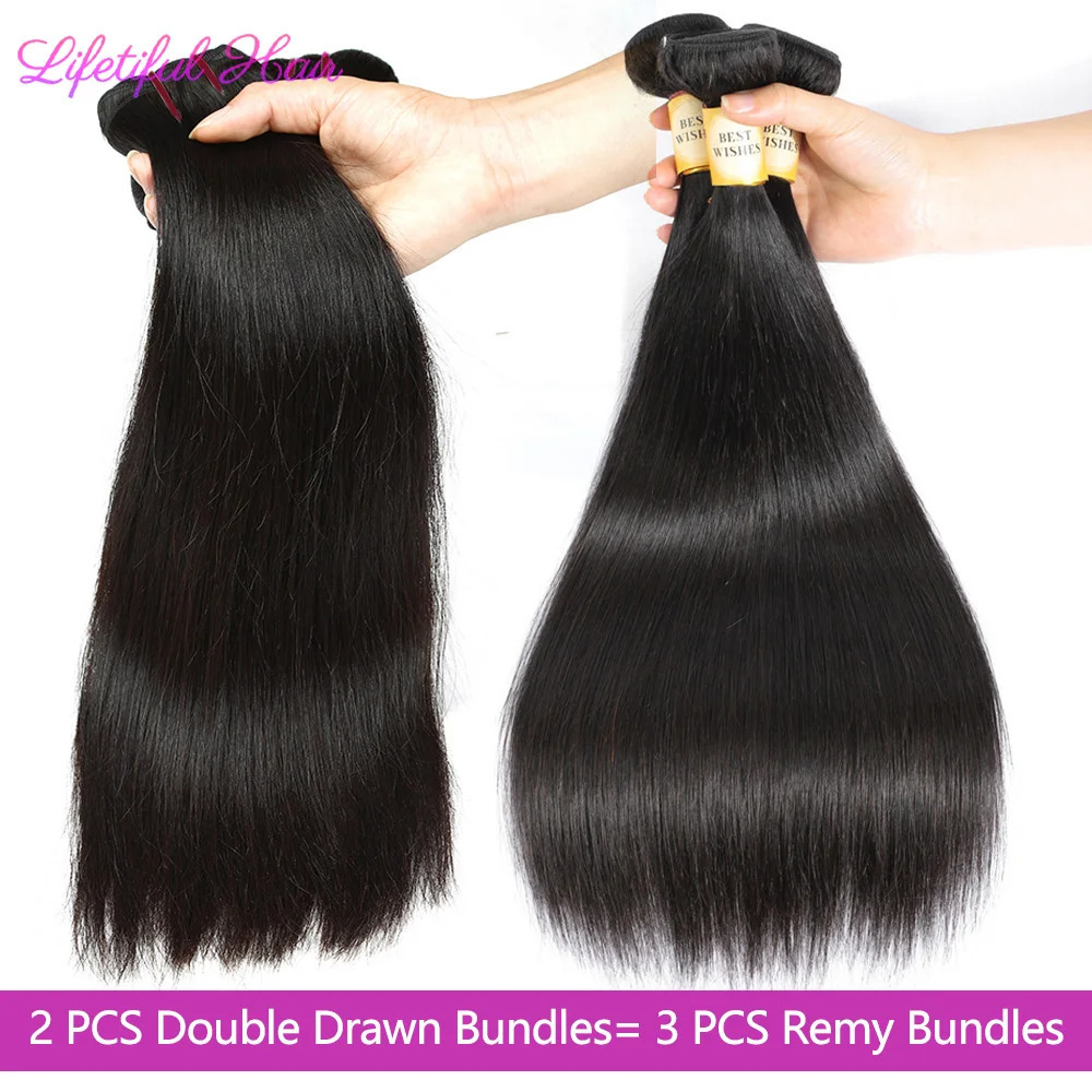 15A Double Drawn Hair Bundles Straight Vietnamese Raw Hair Bundles Human Hair Extensions 20 22 24 Inch Tissage Humain Hair 250121