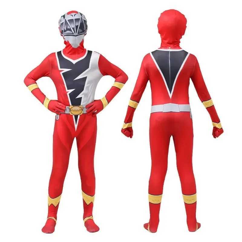 Anime Cosplay Kids Ranger Knight Dragon Team Cosplay Costume Jumpsuit Halloween Party Cosplay Halloween Carnival Suit W250117