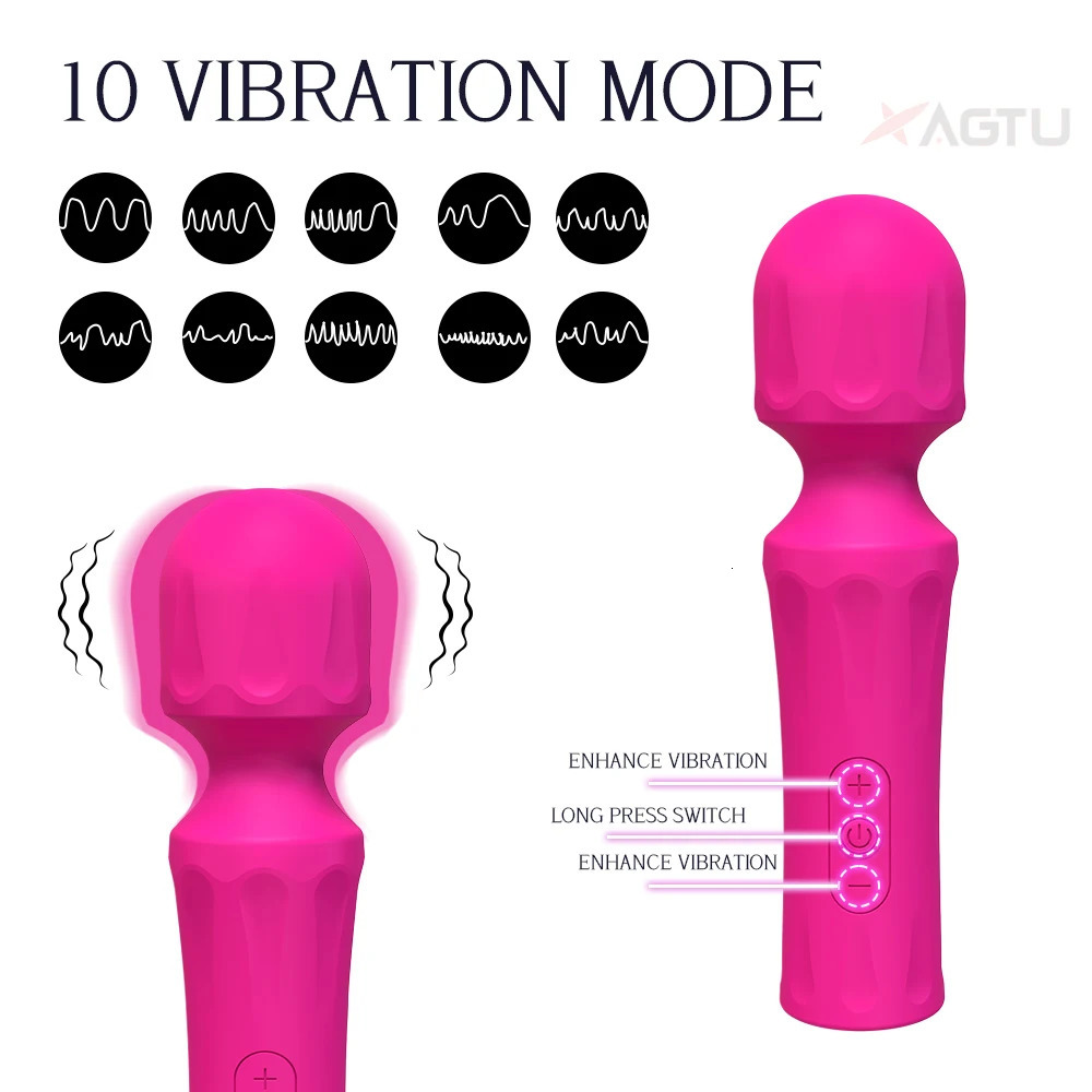 Powerful AV Vibrator for Women Clit Clitoris Stimulator Sex Toys Female G spot Massager Adult Erotic Sex Product 250114