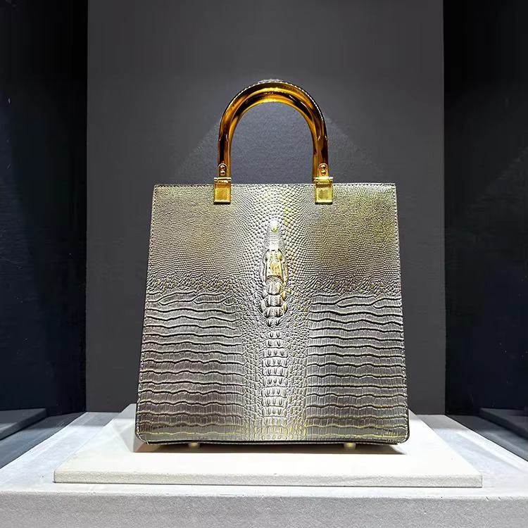 Designer Brand New High-Quality Leather Crocodile Handbags Women's Fashion Trend Hot Sale Bolsos De Mujer Free Shipping