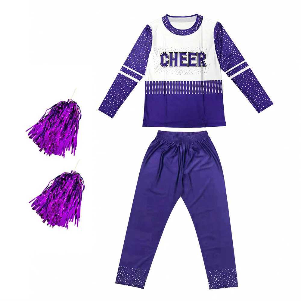 Cheerleading Outfit School Boy Girls Cosplay Dance Costume Competition Dress Team Performance Gymnastics Uniforms Games SkirtsW250121
